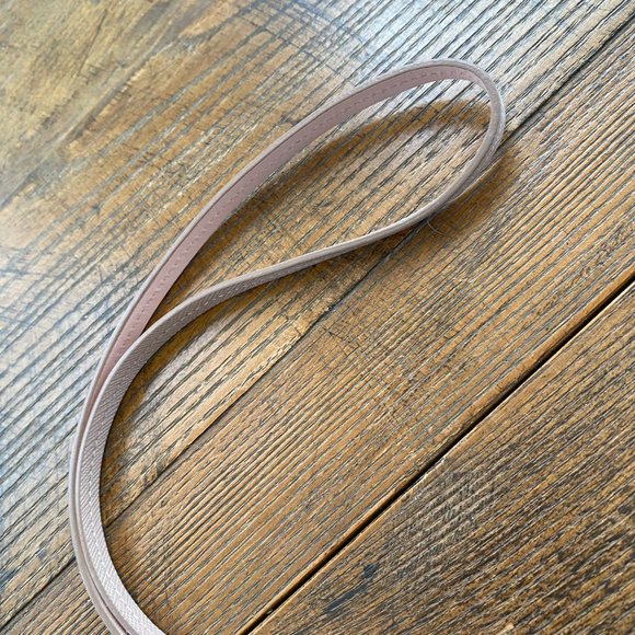 Prada Saffiano Leather Logo Plaque ID Cardholder Lanyard - Light Pink - Picture 6 of 7